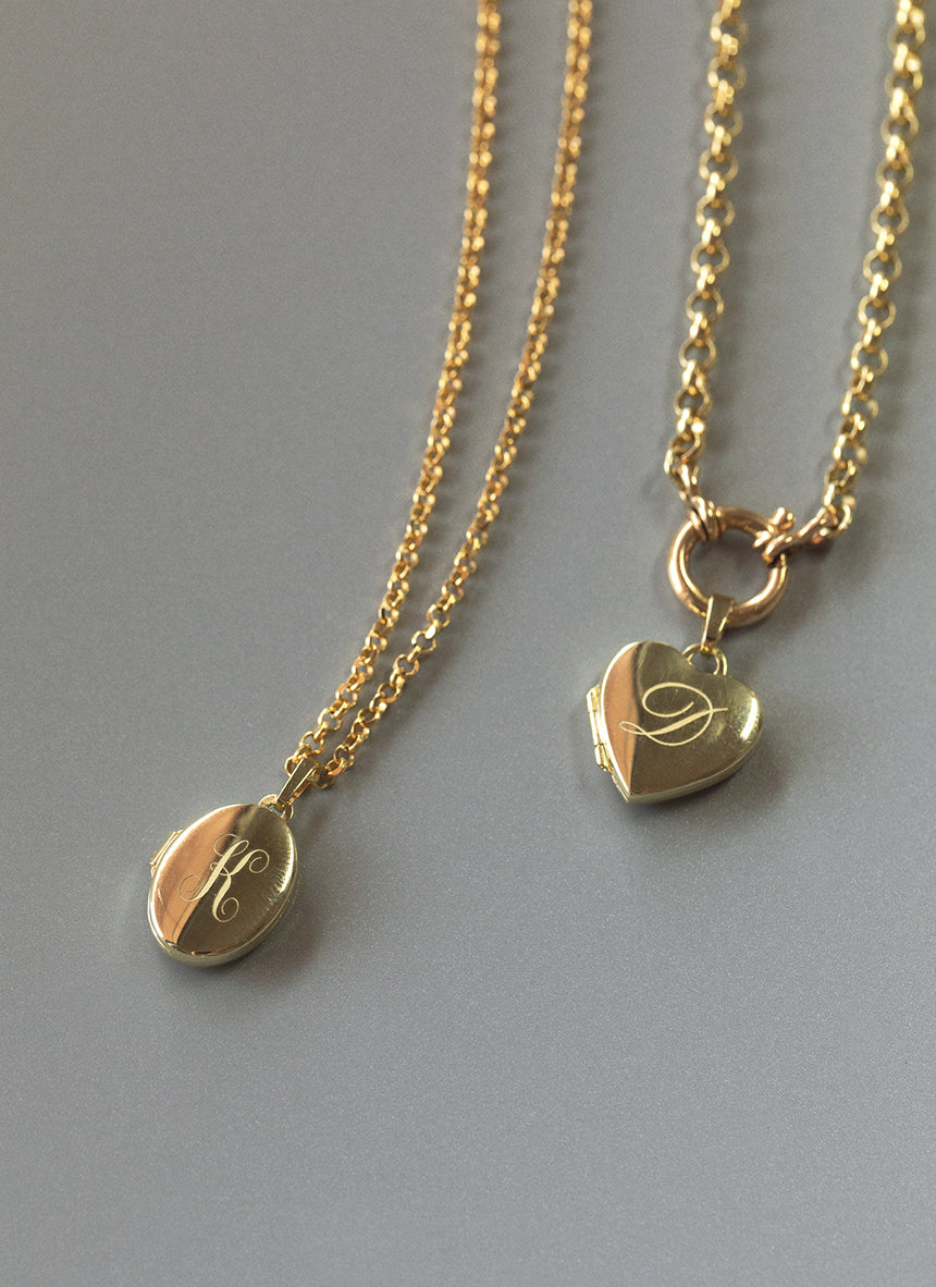 Totte hart medallion 14k goud