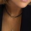 Tatum black pearl necklace 14k gold