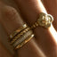 Rope ring 14k gold