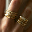 Janou twisted ring 14k goud