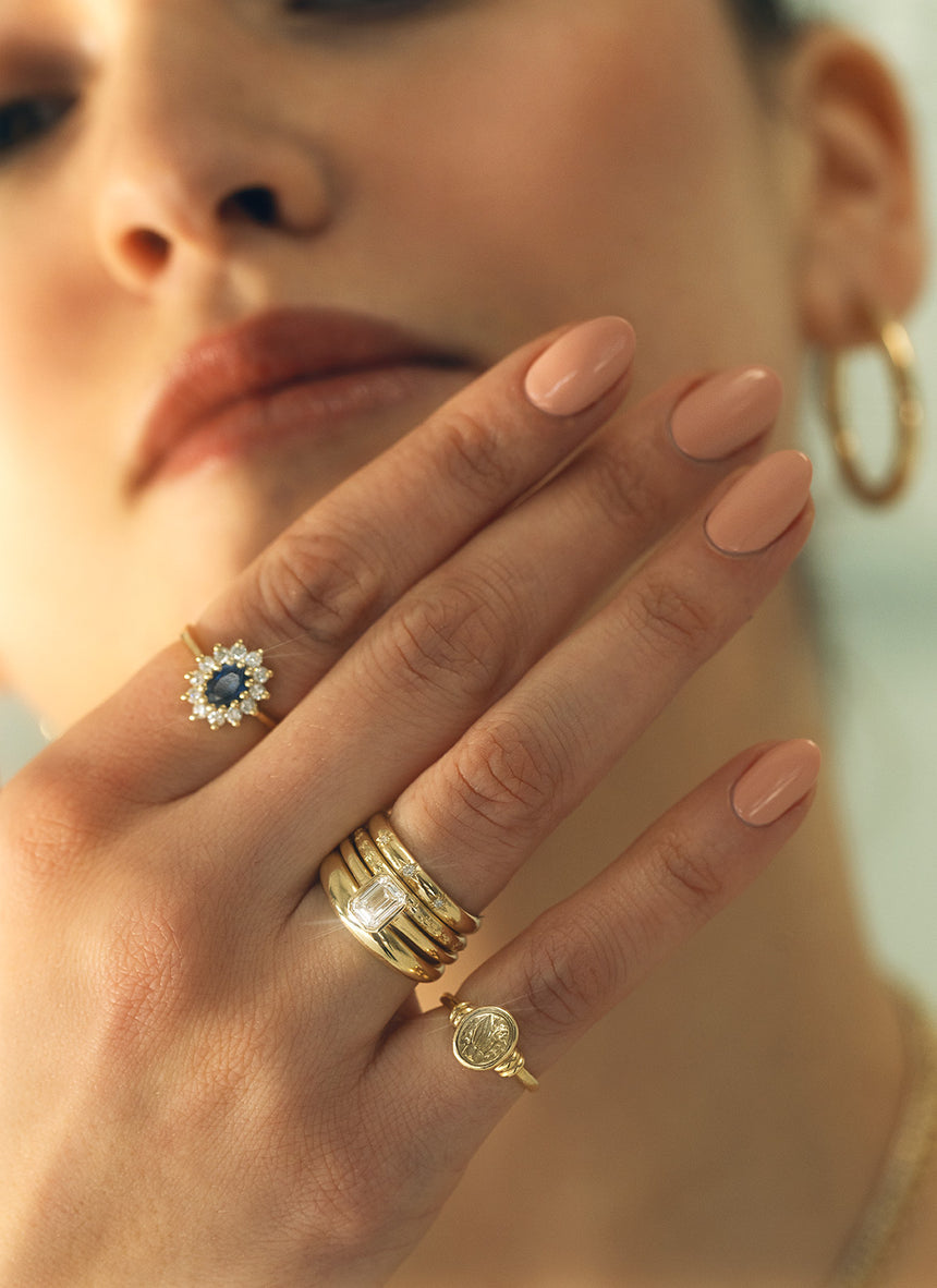 Gigi star ring 14k gold