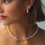 Ishtar pearl necklace 14k gold