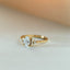 Clementine diamond ring 14k gold