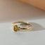 Elay citrien 14k gouden ring