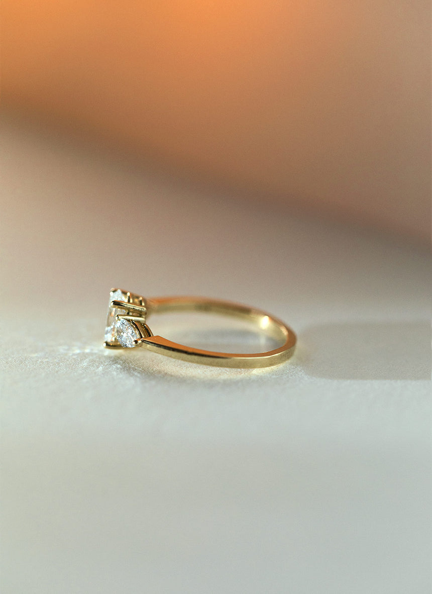 Georgia diamant ring 14k goud