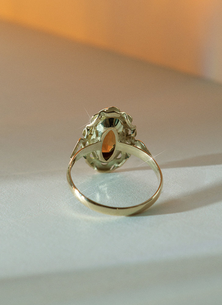 Iggy citrine ring 14k gold