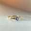 Jaimy diamond tanzanite ring 14k gold