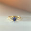 Jaimy diamond tanzanite ring 14k gold