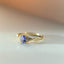 Jaimy diamond tanzanite ring 14k gold