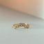 Joshi's sister diamant curve ring 14k goud