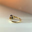 Joya saffier diamanten ring 14k goud