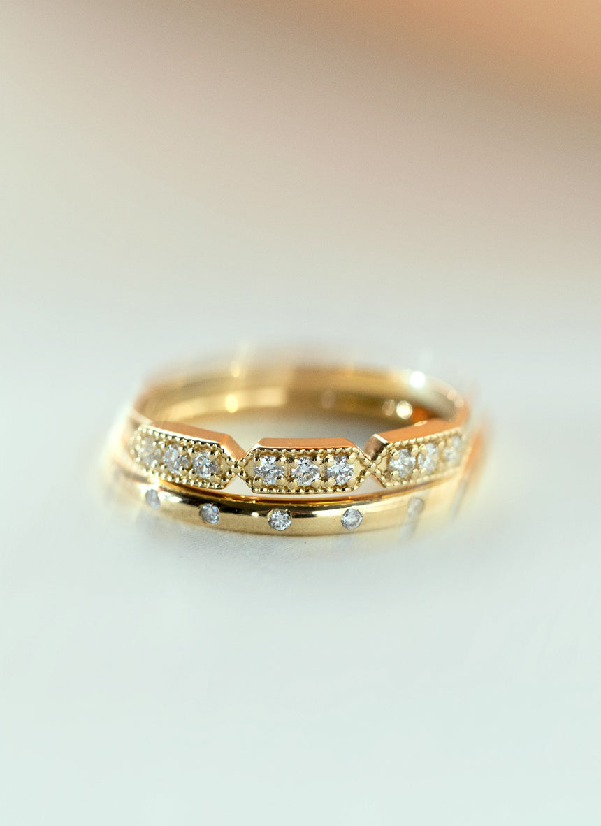 Polina diamant ring 14k goud