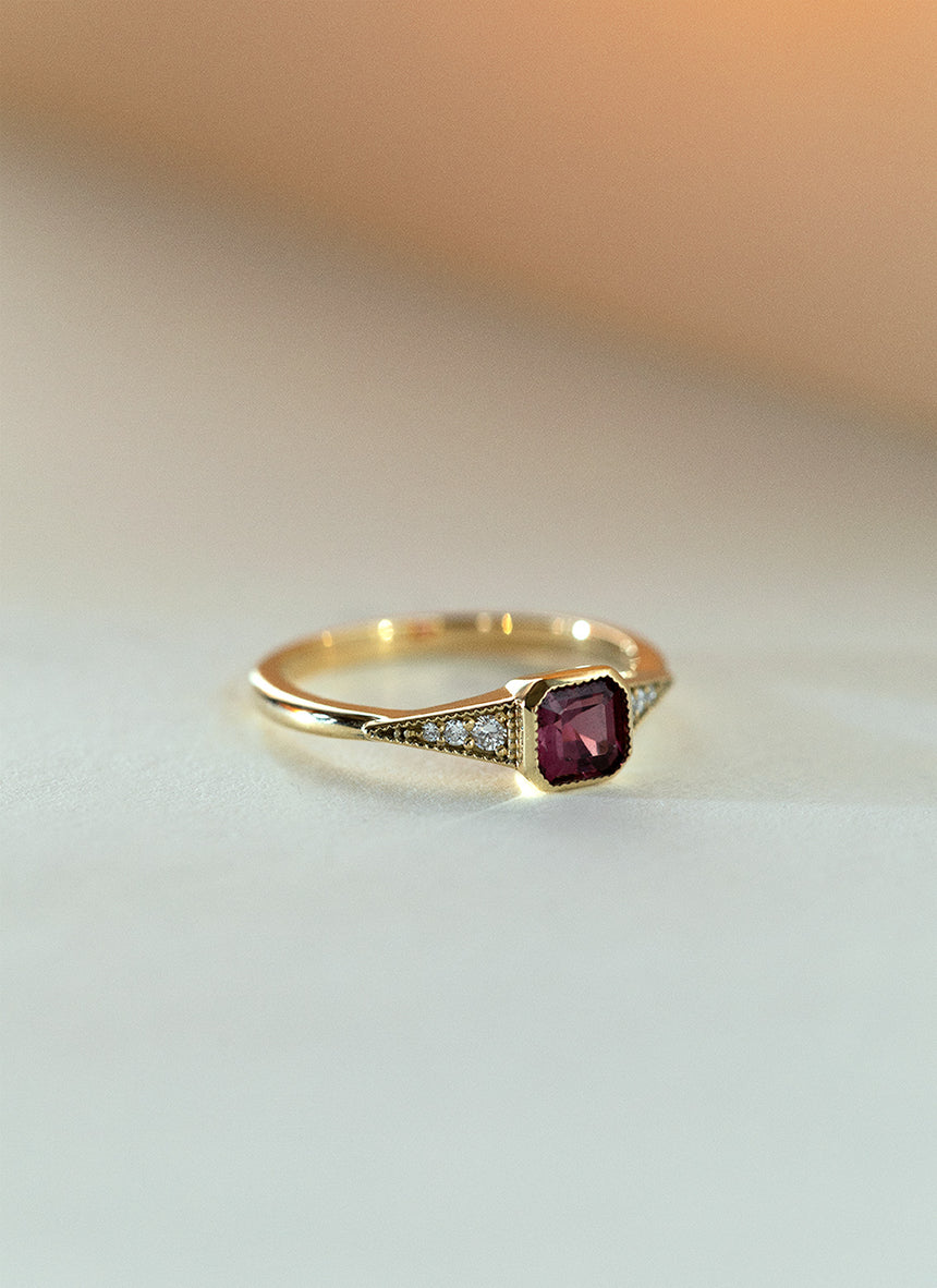 Polina diamant ring 14k goud