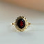 Perry garnet ring 14k gold