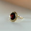 Perry garnet ring 14k gold