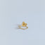 Diamond pinhead stud 14k goud