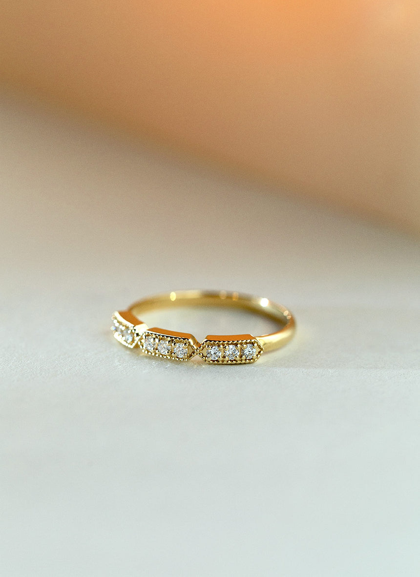 Sera diamant ring 14k goud