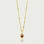 Sora gemstone charm 14k gold